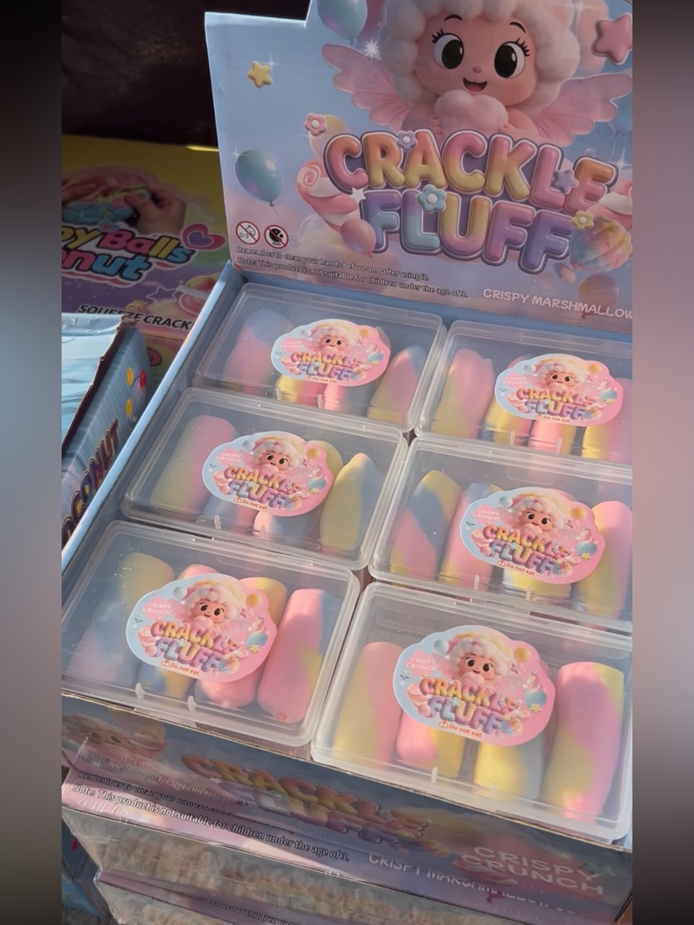 Case of 12 wax crackle puff